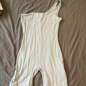 JLUXLABEL Sage One-Shoulder Romper